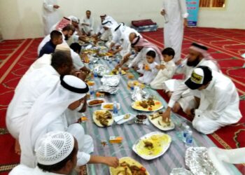 قيام جمعية الأل والأصحاب بالغبقة الرمضانية 2017م