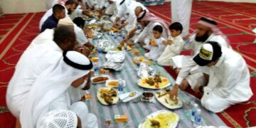 قيام جمعية الأل والأصحاب بالغبقة الرمضانية 2017م